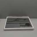 Large Stone Dish Drying Mat for Kitchen Counter, 2 PCS Quick Dry Stone Dishes Mats, Foldable Water Absorbing Diatomaceous Earth Drying Pad for Countertop Bottles Utensils Cups (Dark Gray 24"16" & 8"x4")