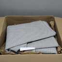 Floral Rug for Living Room Bedroom, 6x9 Washable Rug, Vintage Boho Area Rug, Large Non Slip Low Pile Wool Carpet for Indoor Dining Room,Girls Room,Nursery Room and Kids Room(Grey 6x9ft)