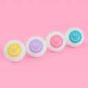 xo, Fetti Ping Pong Smiley Balls - 4 pcs, 40mm | Fun Bachelorette Ping Pong Game, Happy Pastel Birthday Party Decorations, Table Tennis Game, Rainbow, Gag Gift, 21st Bday