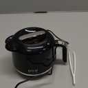 Dental Ultrasonic Retainer Cleaner Machine: Dental Cleaning Pod for Denture/Mouth Guard/Aligner/Night Guard/Braces/Toothbrush Heads/Jewelry - 45kHz Retainer Cleaner with Digital Timer & 200ML (deep black)