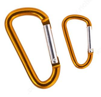KingChain Aluminum D Ring Carabiner Clip Packages -  Big Hair Claw Clips Nonslip Large Claw Clip for Women and Girls Thin Hair, Strong Hold Hair Clips for Thick Hair(pc 1)