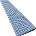 1" Rise Rubber Threshold Ramp for Doorways Heavy Duty Wheelchair Ramp, Non-Slip 1 Pack Gray Native Rubber Power Handicap Ramp for Skateboards, Strollers, Sweepers, Walkers Curb Ramp (SW-TPR25)