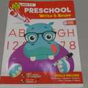 School Zone Preschool Write & Reuse Spiral Workbook: 52 Wipe-Clean Pages, Pre-K, Write-On Learning, Write and Wipe, Writing, Early Math, Numbers, ... Ages 3-5 (School Zone Write & Reuse Workbook)