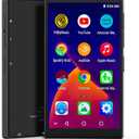 80GB MP3 Player with Bluetooth and WiFi, 4" Touchscreen MP4 MP3 Player with Spotify, Amazon Music, Play Store,FM Radio,Audible, Android Music Player with Speaker, Up to 1TB, Type-C Charging