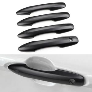 DLOVEG Upgraded Snap-on Door Handle Cover Compatible for 2018-2023 2024 2025 2026 Toyota Camry Accessories No Adhesive Door Handle Protectors for 2020-2025 2026 Toyota Corolla Accessories Matte Black