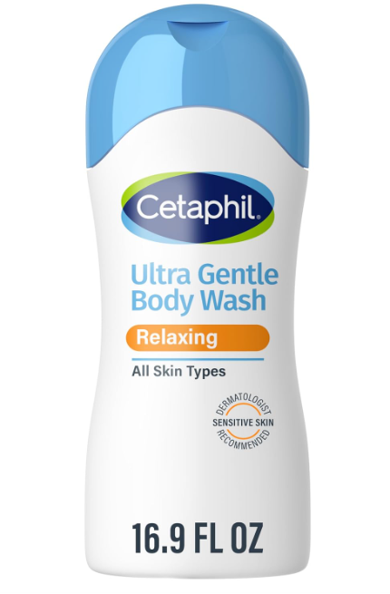 Cetaphil Ultra Gentle Refreshing Body Wash, For Dry to Normal, Sensitive Skin, 16.9oz, Aloe Vera, Calendula, Vitamin B5, Hypoallergenic, Paraben Free, Fragrance Free, Dermatologist Tested