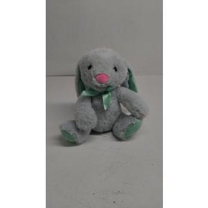 HH 12in Bunny With Ribbon Plush Blue