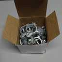 20 Pack 1/2" Split Ring Pipe Hanger for Thread Rod Galvanized Iron Mounting Bracket Support for Tubing Wall Ceiling Mount Combination Industrial Decor
