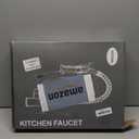 VOTON Black Kitchen Faucet with Pull Down Sprayer Pull Out Kitchen Sink Faucet Stainless Steel Commercial Spring Farmhouse faucets for Kitchen Sink Camper Laundry Utility Rv Bar Sink Faucet