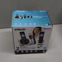 VTech DS67713 Connect to Cell, Cordless Phone with Answering Machine, DECT 6.0 Headset+2 Handset Intercom, Bluetooth, Caller ID/Call Waiting, Expandable System  Silver/Black