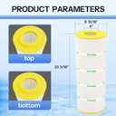 120 Sq. Ft. Pool Filter Cartridge Compatible with Hayward C1200, CX1200RE, Clearwater II 125, C-8412, PA120, FC-1293, Ultra-B2, 817-0125N, 1 Pack