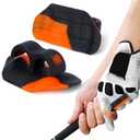 Golf Training Grip Aid - Ergonomic Silicone Golf Swing Trainer Tool Posture for Swing Improvement & Grip Support - Golf Aid for Indoor/Outdoor Practice