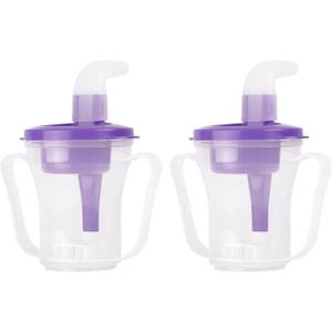 Dysphagia Regulating Drinking Cup for Swallowing and Disorders People,Dispenses 5cc or 10cc of Liquid Each Time,Helps to Prevent Choking