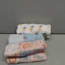 3-Pack Organic Baby Swaddle Sleep Sacks - Swaddles for Newborns, Infant 0-3 Months, Baby Girls, Boys, Soft & Snug Newborn Sleep Sack, Nursery Swaddling Blankets (Beach Day, OS)