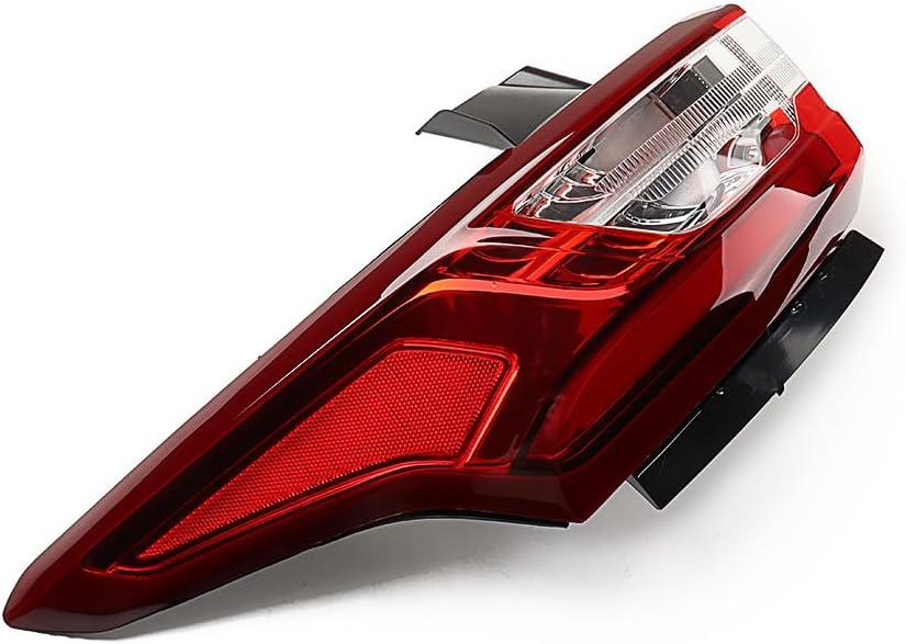 Astra Depot LED Brake Running Taillight Rear Lamp Tail Light Assembly Compatible with 2018-2021 Chevy Traverse L LT LS Sport Utility 4DR GM2804130 (Clear, Red Lens, Left Driver Tail Light)