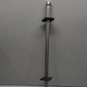 Brushed Nickel Curtain Rods for Windows 28 to 48 Inch,Adjustable Drapery Rods with Aluminum End Cap and Full Surround Brackets,1-Inch Window Curtain Rod for Wall and Ceiling Mount