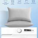 Avolare Cooling Pillow Cases Queen Size Set of 2,Arc-Chill 3.0 Cool Pillowcases for Hot Sleepers(Q-Max>0.5),Breathable&Stretchy Fabric,Softer Than Silk,Zipper Pillow Cases,Grey