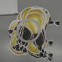 Outus 72 Pieces Light Bulbs Cutouts Bulletin Board Decorations Industrial Chic Room Decor with Double-Sided Tape and Black Twine, Banner Home Birthday Festive Event Holiday Party(Warm Color)