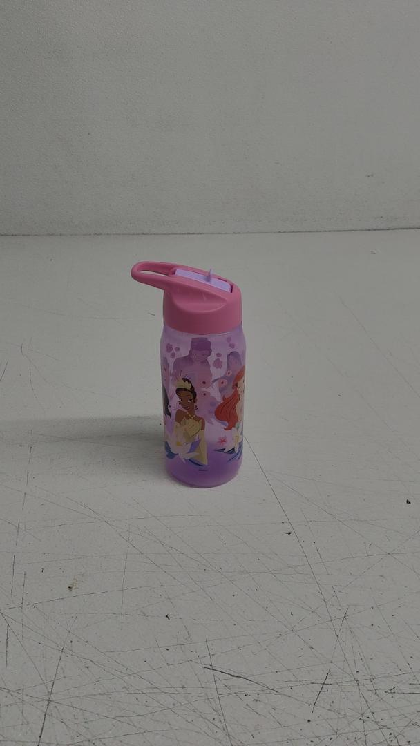 Decorative Character Princesses Design, 16oz. Water Bottle, Purple and Pink