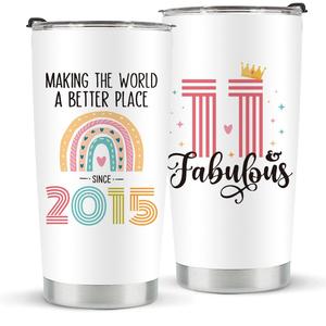 Stainless Steel Vacuum Insulated Tumbler - 20 oz, 11th Birthday Gift Idea for Girls