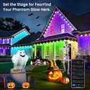 Permanent Outdoor Lights, 100ft RGB with App Controlled Remote, Waterproof Christmas Decorations, Music Synchronized Outdoor Lights for Houses