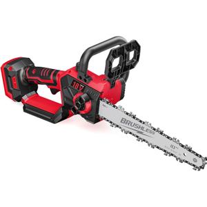 10 Inch Cordless Chainsaw Compatible with Milwaukee m18 Battery, Brushless Mini Chainsaw with Auto Oiler, Battery Power Cordless Chain Saw, Battery Powered Chain Saw for Wood Cutting(Tools only)