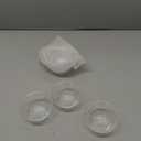 1.5 oz Clear Glass Bowl, Mini Prep Dish for Salt and Spices, Dishwasher and Microwave Safe, Stackable, Set of 6