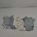 Newborn Baby Short Sleeve Bodysuit Cotton One-Piece Baby Clothes 5-Pack, 6 Months
