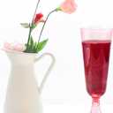 bUCLA 60 Pack Pink Plastic Champagne Flutes Disposable - 5 OZ Plastic Champagne Glasses - Fancy Champagne Cups - Ideal for Party