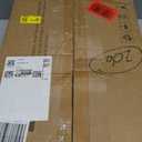 C Shaped Side Table Set of 2, Marble End Table for Sofa and Bed, Couch Table That Slide Under, Snack Side Table for Living Room, Bedroom or Small Spaces, White and Black