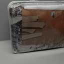 RYB HOME Washable Living Room Rug, 8x10 Large Area Rug for Bedroom, Ultra Soft Faux Wool Non Slip Modern Abstract Neutral Floor Carpet for Dining Home Office Nursery Playroom, 8x10 ft, Black