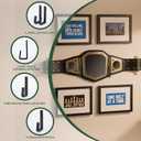 Wrestling Championship Belt Display Holder for Wall, Heavy Duty Boxing Martial Arts Belt Hanger, Horizontal Wall Mount Organizer for Man Cave, Sports Memorabilia Gift for Collectors