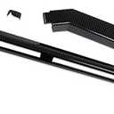 Carbon Fiber Style Windshield Wiper Cover Trims Accessories for Tesla Cybertruck (Bright Surface)