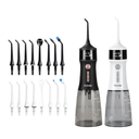 MySmile LP221 Cordless Water Dental Flossers for Teeth Black and White Combo