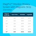 Kensington MagPro 27 Inch Magnetic Computer Privacy Screen for Desktop, Removable 16:9 Computer Privacy Filter, Anti-Glare Blue Ray Reduction, Compatible with Slim Bezel Monitors, K55419WW