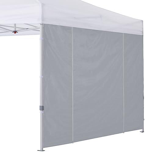COOSHADE Instant Canopy SunWall 10x10 Canopy SideWall for Pop up Canopy Tent, 1 Pack Door Wall Only, Grey : Patio, Lawn & Garden, Gray 