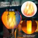 Hot Air Balloon Lantern with Flame, Solar Powered Hot Air Balloon Lights Hanging Solar Lanterns Outdoor Waterproof for Garden Porch Yard Patio Pathway Decor