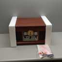 Victrola The Quincy 6-in-1 Bluetooth Record Player & Multimedia Center with Built-in Speakers  3-Speed Turntable, CD & Cassette Player, AM/FM Radio, Wireless Music Streaming (Mahogony) (Mahogany)