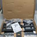 monTEK Ultra Slim TV Wall Mount for 43-90 Inch TVs | 1.1" Thin Low Profile Full Motion Bracket | Dual Swivel Articulating Arms with Tilt | Max VESA 600x400mm | Holds 132lbs | Fits 16"/18" Studs