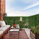 DearHouse 98.4x39.4in Artificial Ivy Privacy Fence Wall Screen, Artificial Hedges Fence and Faux Ivy Vine Leaf Decoration for Outdoor Garden Decor