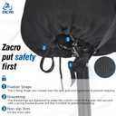Zacro Bike Seat Cushion - Gel Padded Bike Seat Cover for Men Women Comfort, Extra Soft Exercise Bicycle Seat Compatible with Peloton, Outdoor & Indoor Bike Saddles