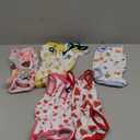 Kacctyen 6 Set Cat Recovery Suit After Surgery Female and Male Cat Kitten Surgery Suit E Collar Alternative Pajama Kitty Clothes for Spay Abdominal Skin Anti Licking(Fruit, Medium)