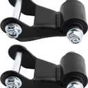 Set of 2 Rear Leaf Spring Shackle Kit Compatible with 1999-2013 Silverado 1500 2500 Avalanche 2500 Suburban 2500 Sierra 1500 2500 Yukon XL 2500 Replaces 722-029 22820716 25812937