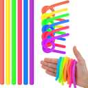 50 Pack Monkey Noodles - Fidget Stretchy Sensory Toys for Kids and Toddlers - Autism Sensory Products - Stretchy String - Party Favors for Kids - Treasure Box Toys for Classroom and Easter