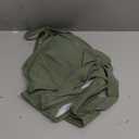 AGERWAY Girls Swimsuit Bathing Suits Criss Cross Bikini Set Two Piece Girls' Swimwear Solid Color Bathing Suit 7-16T (13-14 Years, Green)