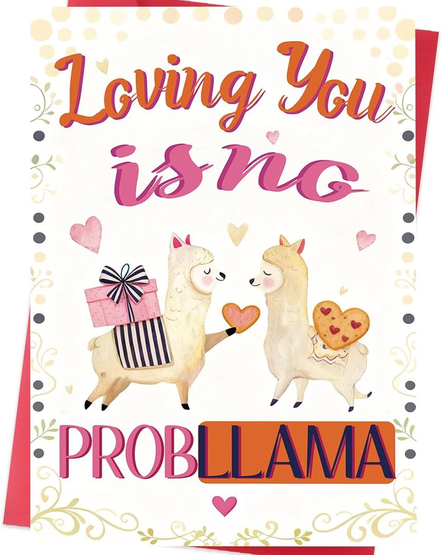 2 x Funny Cute Valentines Day Card and Gift for Him or Her  Valentines Day Card for Boyfriend Girlfriend Husband Wife (WY-500)