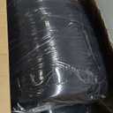 HOMBYS 5-in-1 Recliner Seat Cushion for Elderly+Lumbar Support Pillow + Leg Pad, with Adjustable Half Moon Neck Pillow & Footrest, Foam Filling with Velvet Fabric, Thick & Non-Slip, Black