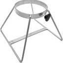 Metal Oxygen Cylinder Stand - Holds 1 D, E, M9, or M7 Oxygen Tank - Portable Oxygen Tank Holder with Durable Powder-Coated Finish, Floor Stand for Medical Oxygen and Various Tanks