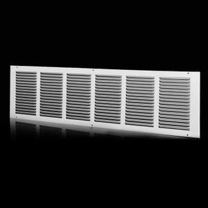 30x6 Return Air Grille (Duct Opening Size), Air Return Vent Cover, AC Vent Cover, 30x6 Cold Air Return Vent Cover, Flat Return Air Grilles, Outer Dimensions:31.75"W x 7.75"H (30"W x 6"H, Duct Opening)