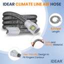 Improved Version Climate Line Air Hose Compatible with Airsense 11 and Aircurve 11 Only, Not for Airsense 10 - IDEAR Reusable 6.5 Foot Hose Replacement Great-Value CPAP Supplies